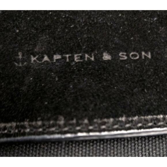 Kapten & Son Gothenburg Backpack #BE KAPTEN Black Suede & Canvas - Picture 3 of 15